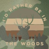 I'd Rather Be In the Woods Deer Hunting Legacy Tie Dye Trucker Hat