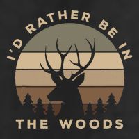 I'd Rather Be In the Woods Deer Hunting 15oz Campfire Ceramic Mug