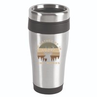 I'd Rather Be In the Woods Deer Hunting 16oz Travel Tumbler