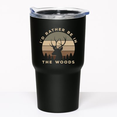 I'd Rather Be In the Woods Deer Hunting Tumbler