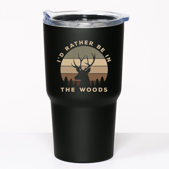 I'd Rather Be In the Woods Deer Hunting Tumbler