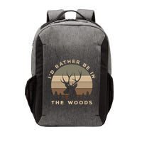 I'd Rather Be In the Woods Deer Hunting Vector Backpack