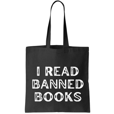 I Read Banned Books Im With The Banned Vintage Retro Bag