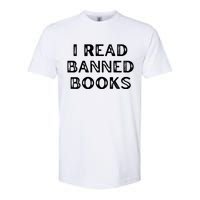 I Read Banned Books Im With The Banned Vintage Retro Softstyle CVC T-Shirt