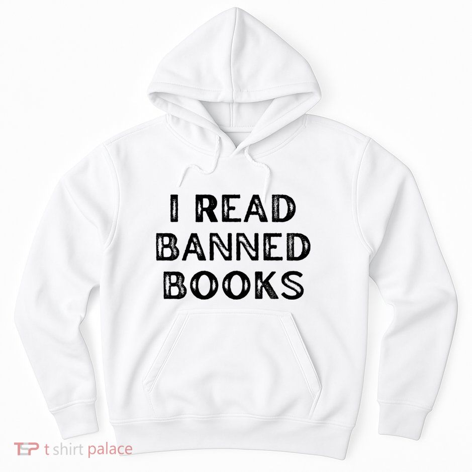 I Read Banned Books Im With The Banned Vintage Retro Hoodie