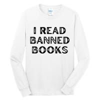 I Read Banned Books Im With The Banned Vintage Retro Tall Long Sleeve T-Shirt