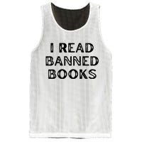 I Read Banned Books Im With The Banned Vintage Retro Mesh Reversible Basketball Jersey Tank