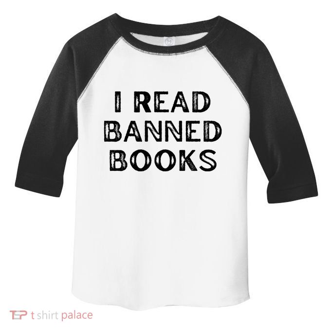 I Read Banned Books Im With The Banned Vintage Retro Toddler Fine Jersey T-Shirt
