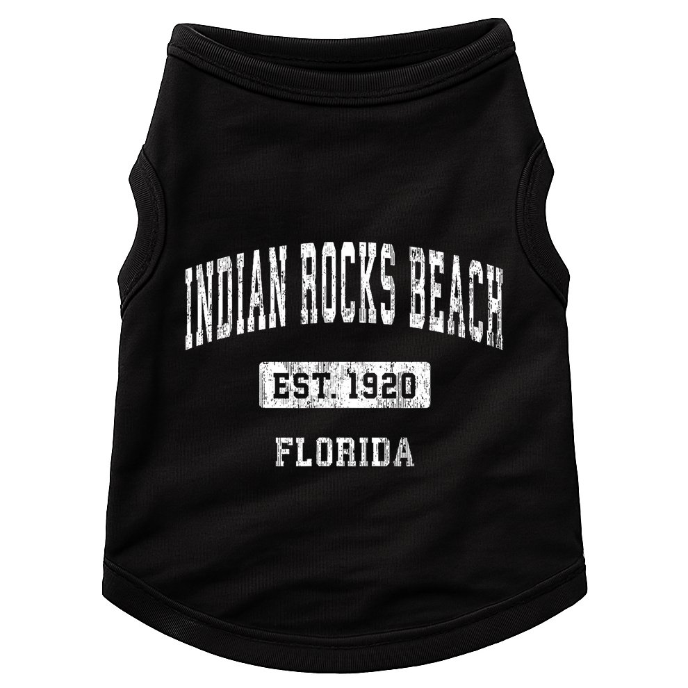 Indian Rocks Beach Florida Fl Vintage Sports Established Doggie Tank