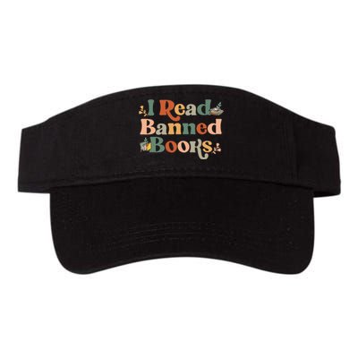 I Read Banned Books Week Librarian Freadom Reader Nerd Men Valucap Bio-Washed Visor