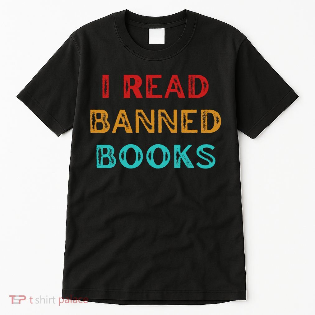 I Read Banned Books Im With The Banned Vintage Retro Tall T-Shirt