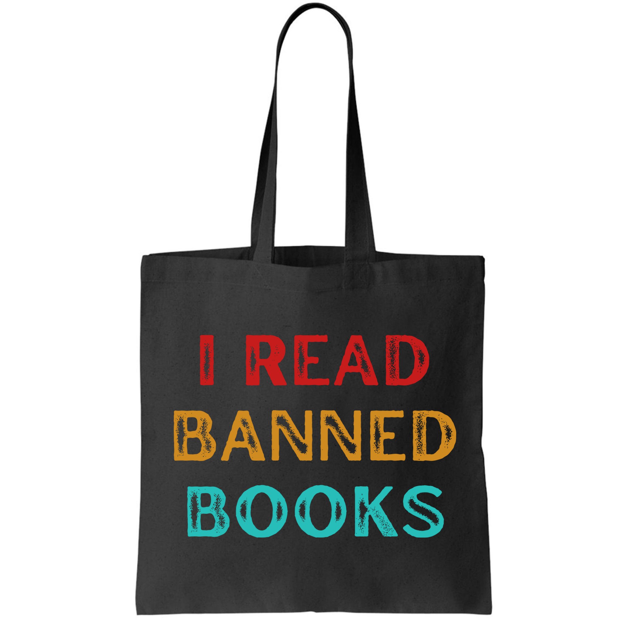 I Read Banned Books Im With The Banned Vintage Retro Bag