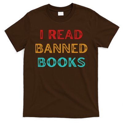 I Read Banned Books Im With The Banned Vintage Retro T-Shirt