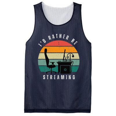 I Rather Be Streaming Mesh Reversible Basketball Jersey Tank