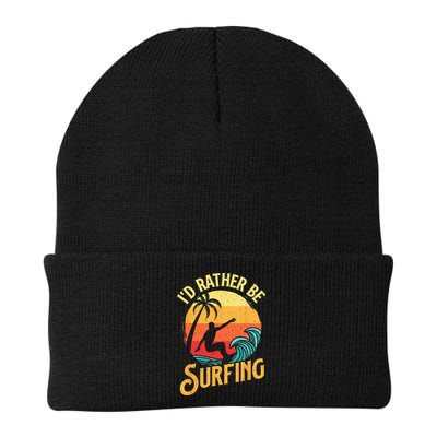 I'd Rather Be Surfing Beach Surfing Surfingboard Surfboard Beanie