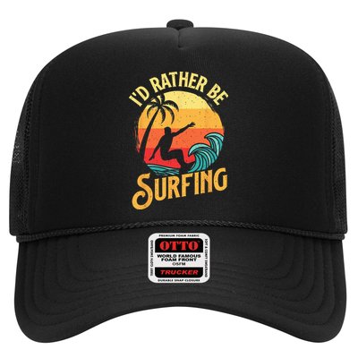 I'd Rather Be Surfing Beach Surfing Surfingboard Surfboard Hat