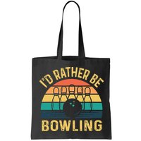 I'd Rather be Bowling retro for Man Woman & Toddler Bowling Bag