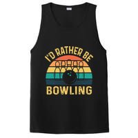 I'd Rather be Bowling retro for Man Woman & Toddler Bowling PosiCharge Competitor Tank