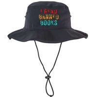 I Read Banned Books Im With The Banned Vintage Retro Legacy Cool Fit Booney Bucket Hat