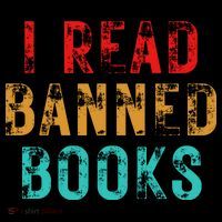 I Read Banned Books Im With The Banned Vintage Retro Womens T-Shirt