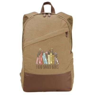 I Read Banned Books Cotton Canvas Backpack