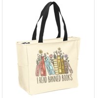 I Read Banned Books Zip Tote Bag