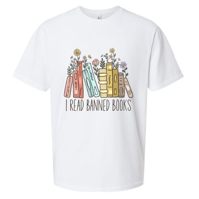 I Read Banned Books Sueded Cloud Jersey T-Shirt