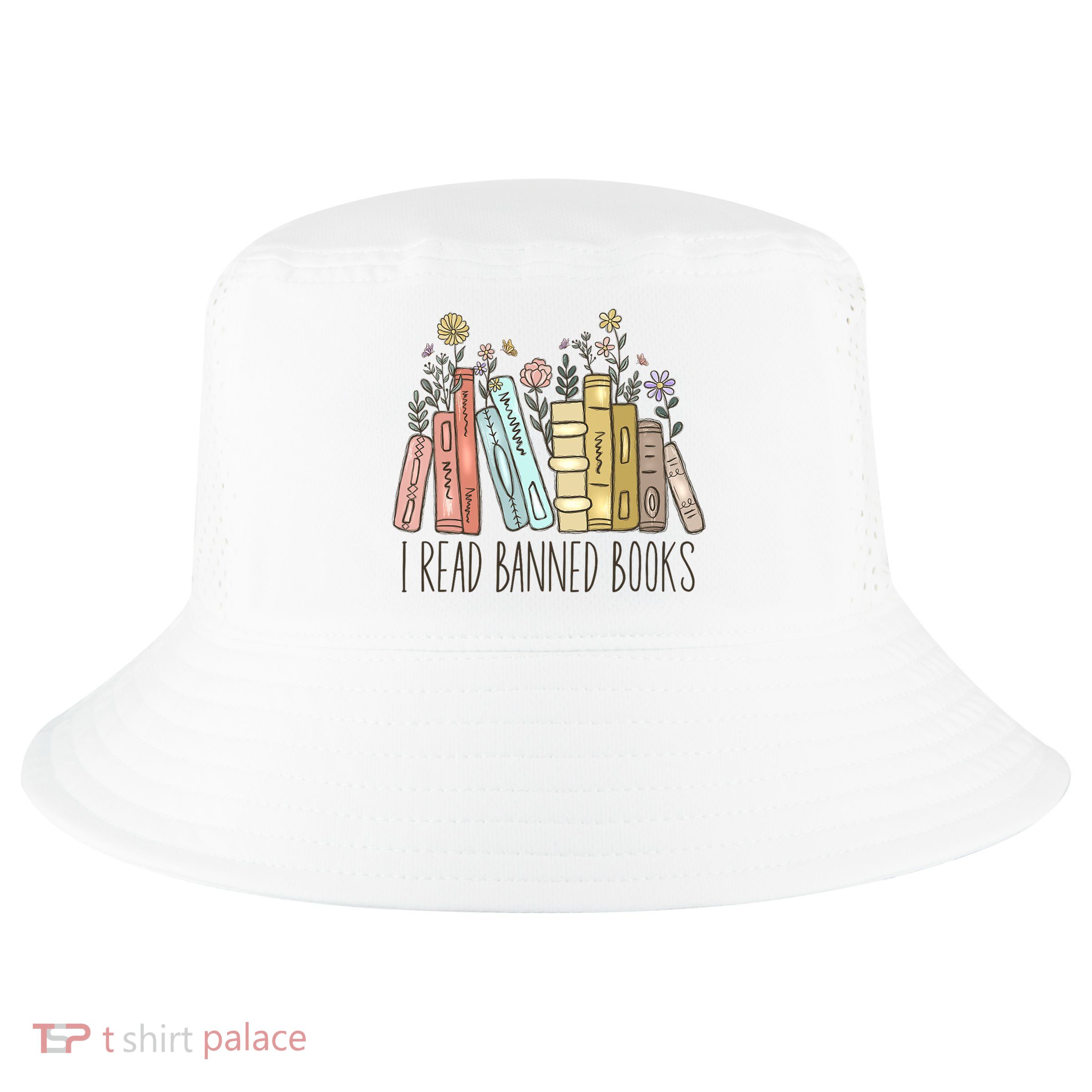 I Read Banned Books Cool Comfort Performance Bucket Hat