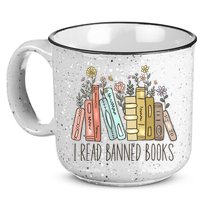 I Read Banned Books 15oz Campfire Ceramic Mug