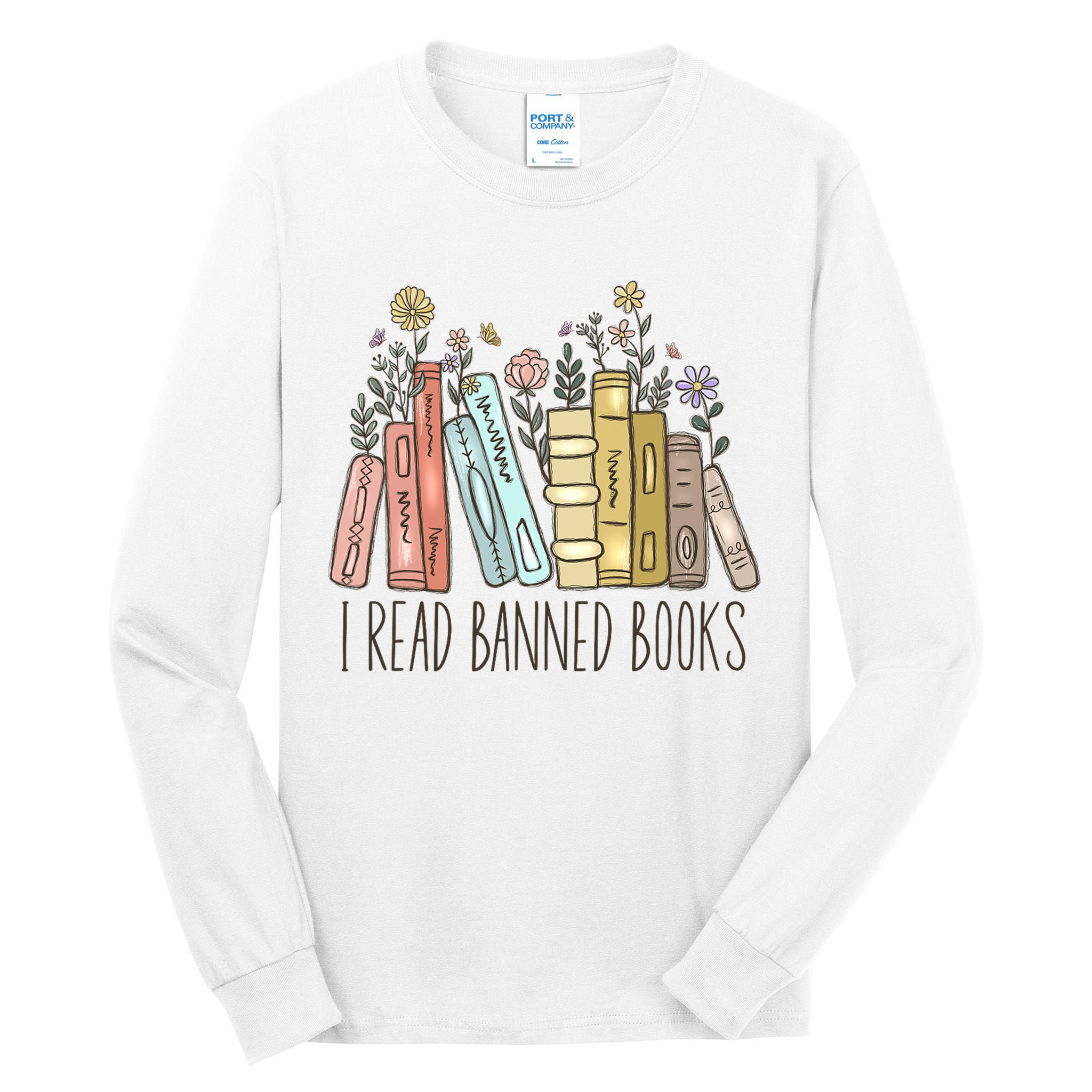 I Read Banned Books Tall Long Sleeve T-Shirt