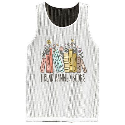 I Read Banned Books Mesh Reversible Basketball Jersey Tank