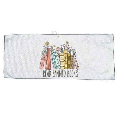 I Read Banned Books Large Microfiber Waffle Golf Towel