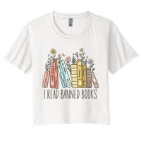 I Read Banned Books Crop Top