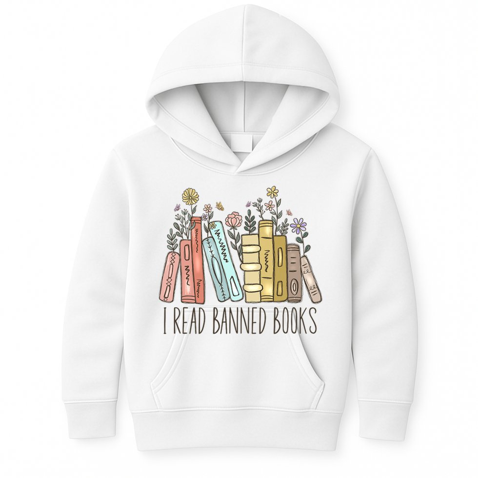 I Read Banned Books Kids Hoodie