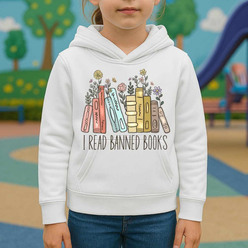 I Read Banned Books Kids Hoodie