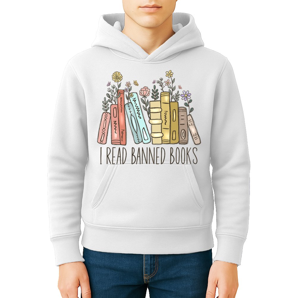 I Read Banned Books Kids Hoodie