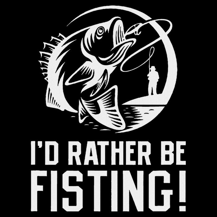 ID Rather Be Fisting Bag