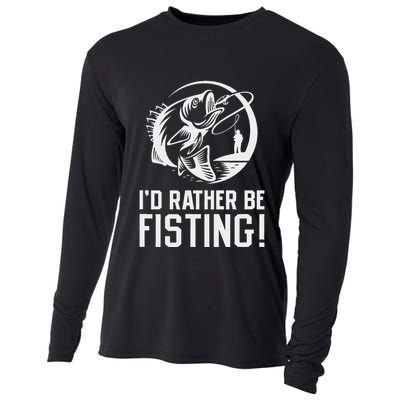 ID Rather Be Fisting Cooling Performance Long Sleeve Crew