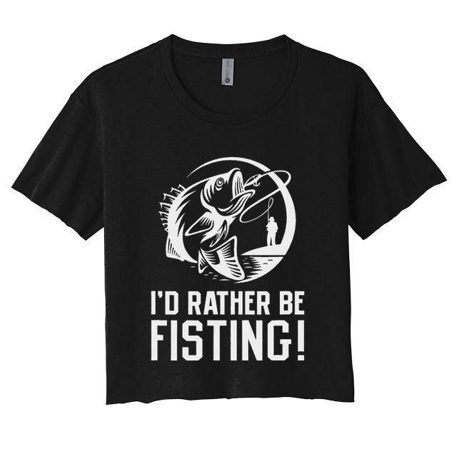 ID Rather Be Fisting Crop Top