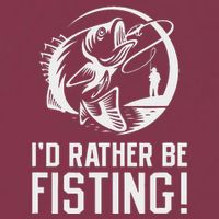 ID Rather Be Fisting 16oz Travel Tumbler