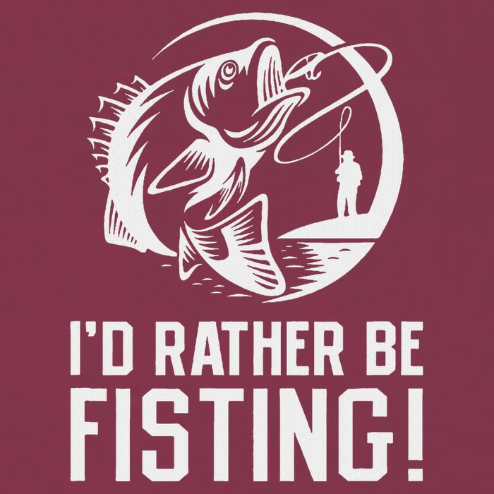 ID Rather Be Fisting 16oz Travel Tumbler