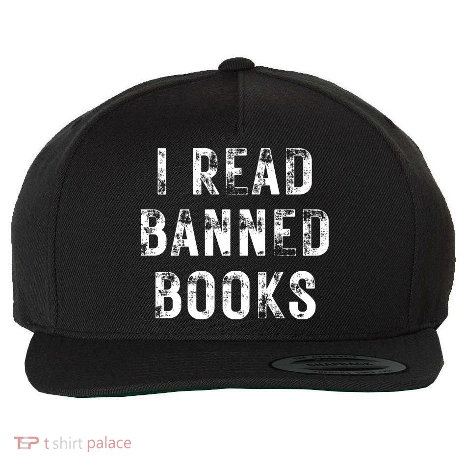 I Read Banned Books Im With The Banned Vintage Retro Wool Snapback Cap