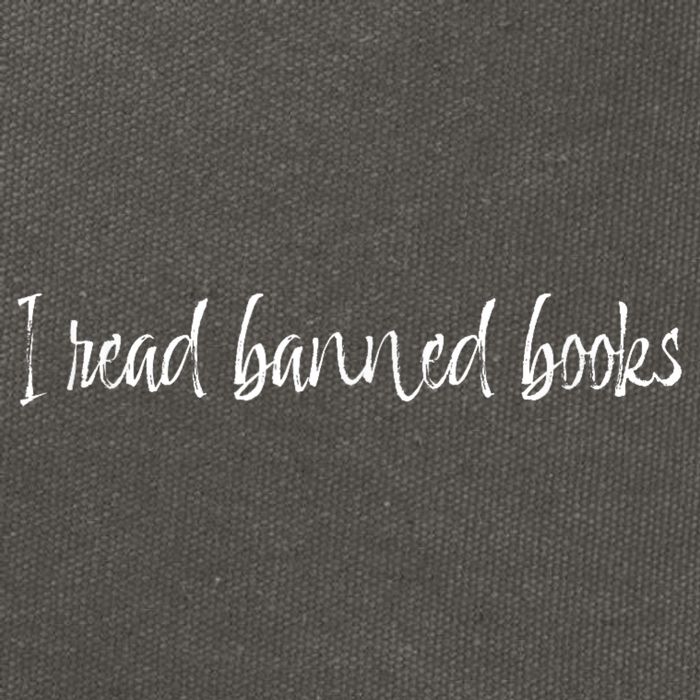 I Read Banned Books Funny Gift Cotton Canvas Backpack
