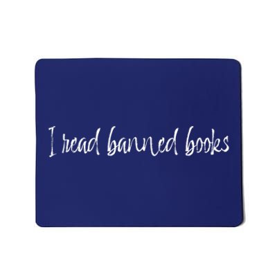 I Read Banned Books Funny Gift Mousepad