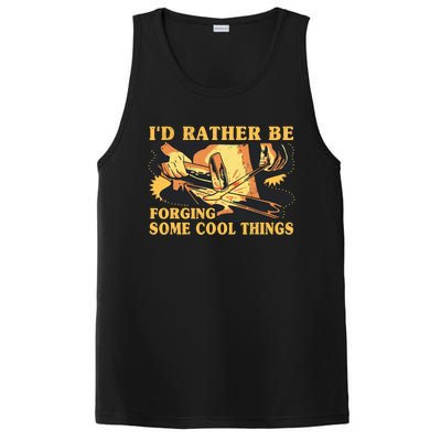 I'd Rather Be Forging Some Cool Things Anvil Blacksmith PosiCharge Competitor Tank