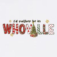 Id Rather Be Like Whoville Christmas Poster