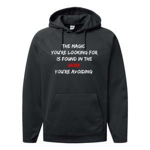 ID Rather Be Fishing The Magic You’Re Looking For Performance Fleece Hoodie