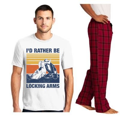 I'd Rather Be MMA BJJ Judo Brazilian Jiu Jitsu Arm Lock Pajama Set