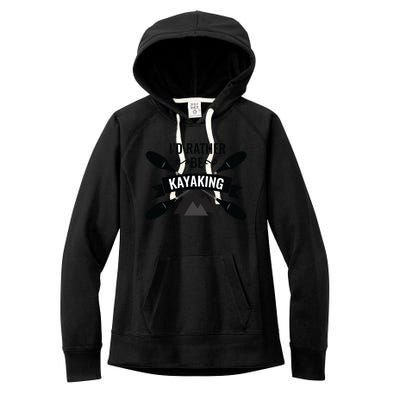 I'd Rather Be Kayaking River Canoe Canoeing For Kayak Lovers Women's Fleece Hoodie