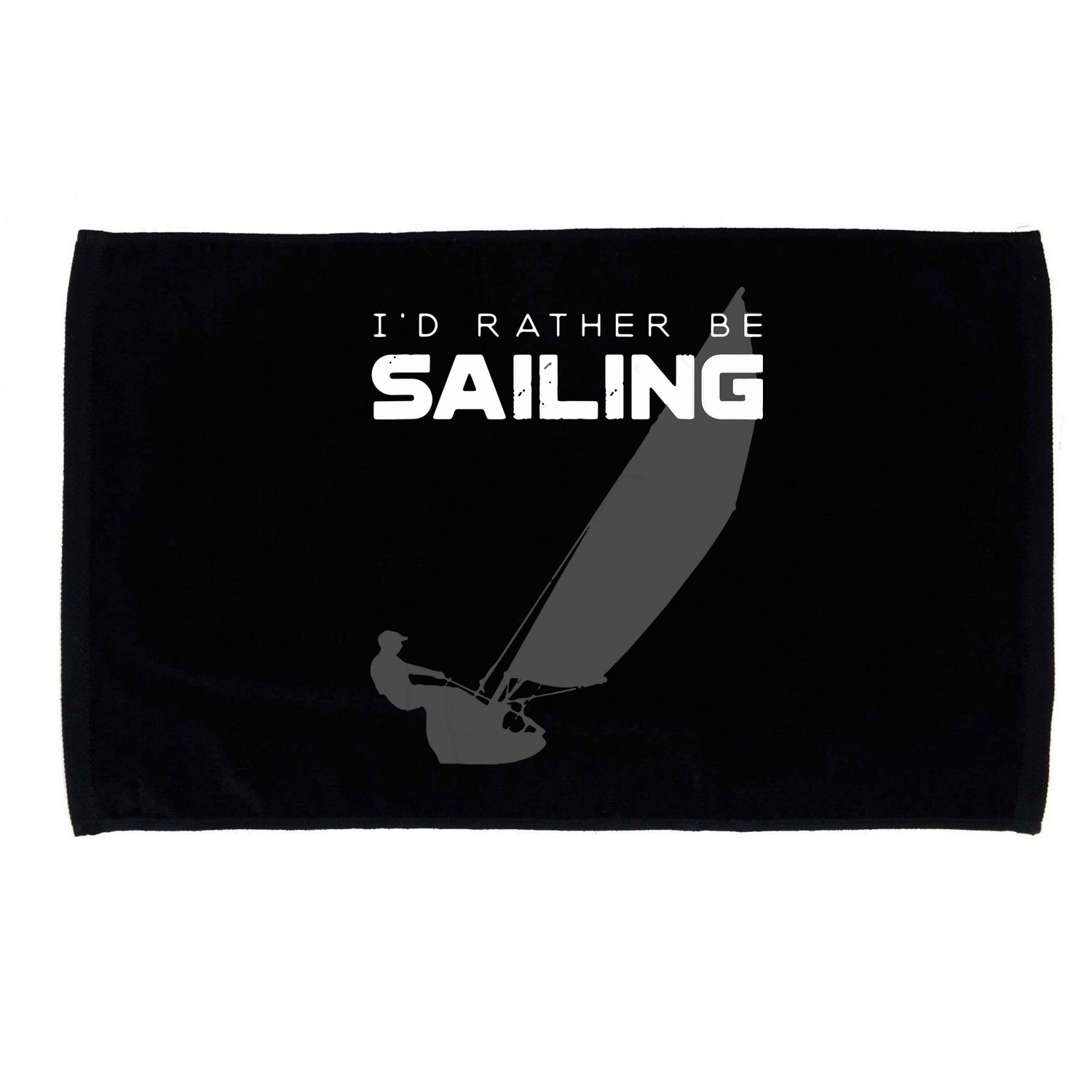 I'd Rather Be Sailing Vintage Sailing Microfiber Hand Towel